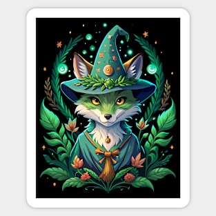 Magic fox Sticker